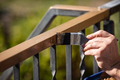 Aluminum Fence Painting